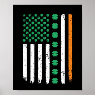 Ierland Shamrock Irish Shamrock American Poster