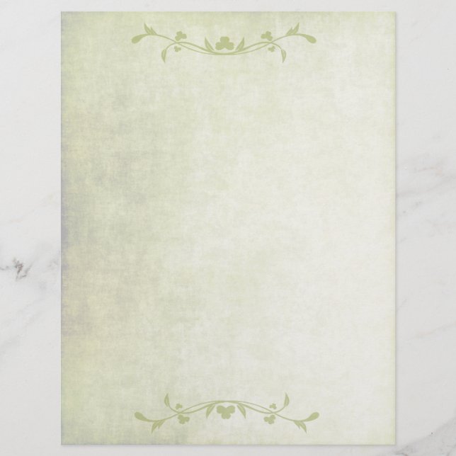 ierland shamrock letterhead (Voorkant)