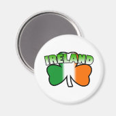 Ierland Shamrock Magnet (Voorkant / Achterkant)