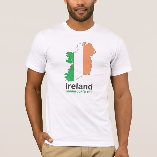 ierland shamrock n roll t-shirt (Voorkant)