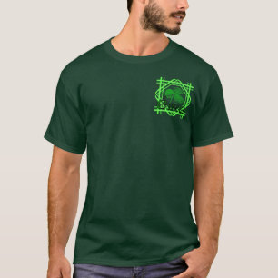 Ierland Shamrock Stamp van Kenneth Yoncich T-shirt