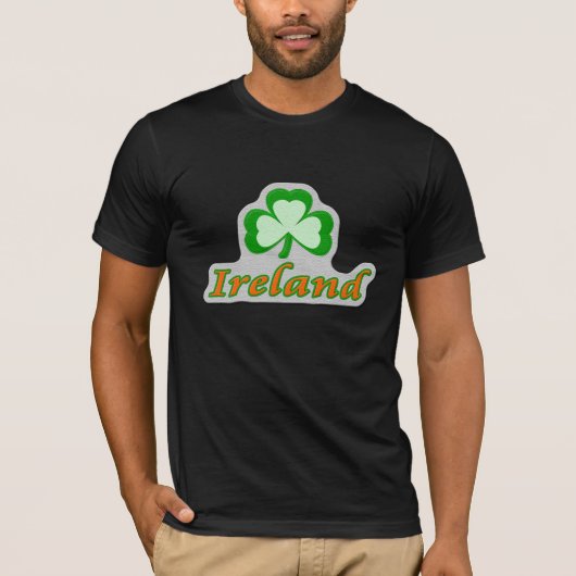 Ierland Shamrock T-shirt (Voorkant)