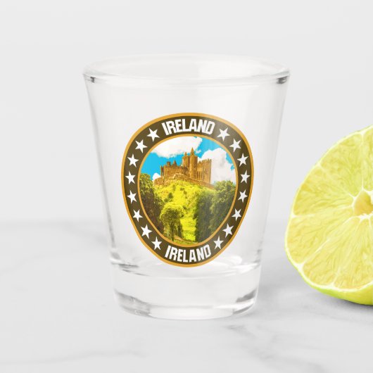Ierland Shot Glas (Voorkant)