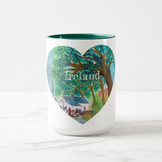 Ierland Souvenir Heart Mok (Midden)