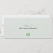 Ierland St Brigid's Cross Instapassagierskaart Tro Save The Date (Achterkant)