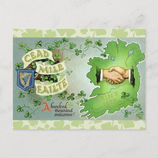 Ierland St. Patrick's Day Briefkaart (Voorkant)