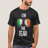 Ierland St. Patrick's Day-feest Iers op de Traan T-shirt (Voorkant)