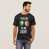 Ierland St Patrick's Day Party Irish Je bent in me T-shirt (Voorkant volledig)