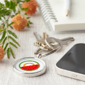 IERLAND STAAT MET PALESTINA - Watermeloen Sleutelhanger (Zijkant)