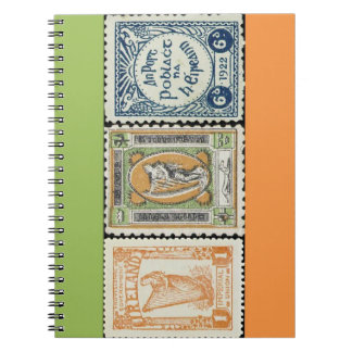 Ierland Stamp Spiral Notebook Notitieboek