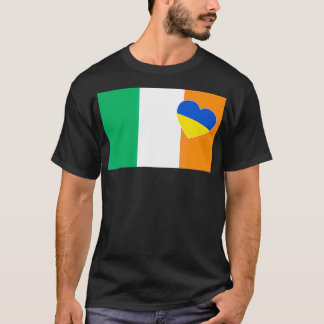Ierland steunt de Oekraïense hartpositie in Oekraï T-shirt
