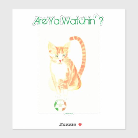 Ierland Sticker (Vel)