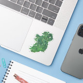 Ierland Sticker (Laptop met iPhone)