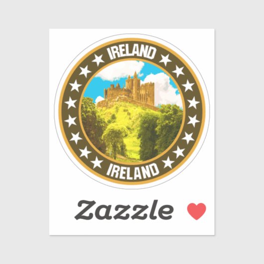 Ierland Sticker (Vel)