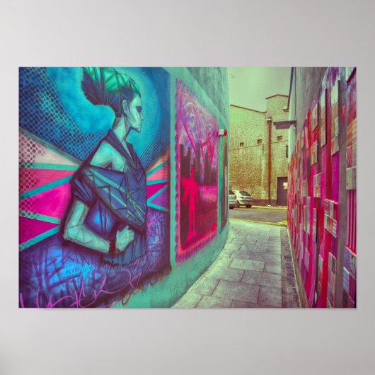  Ierland Street Art Poster (Voorkant)
