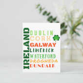 IERLAND SUBWAY ART BRIEFKAART (Staand voorkant)