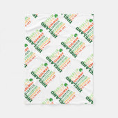 IERLAND SUBWAY ART FLEECE DEKEN (Voorkant)