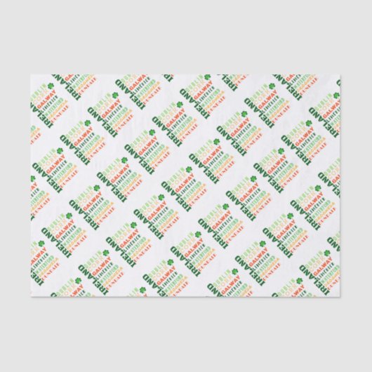 IERLAND SUBWAY ART TISSUEPAPIER (Voorkant)