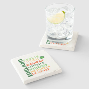 IERLAND SUBWAY KUNST STENEN ONDERZETTER