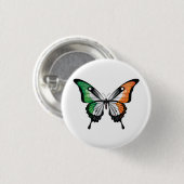 Ierland Swallowtail Vlinder Vlag Ronde Button 3,2 Cm (Voorkant /achterkant)