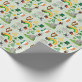 Ierland Symbolen Cadeaupapier (Hoek)