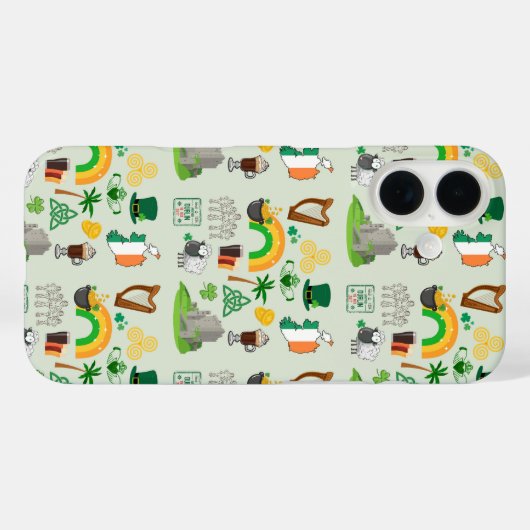 Ierland Symbolen Case-Mate iPhone Case (Achterkant (horizontaal))