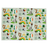 Ierland Symbolen Groot Cadeauzakje (Achterkant)