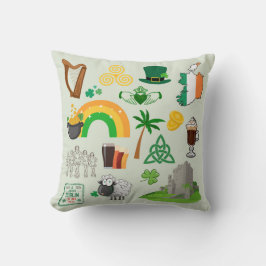 Ierland Symbolen Kussen