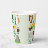 Ierland Symbolen Papieren Bekers (Rechts)