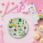 Ierland Symbolen Papieren Bordje (Feest)