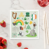 Ierland Symbolen Servet (Insitu)