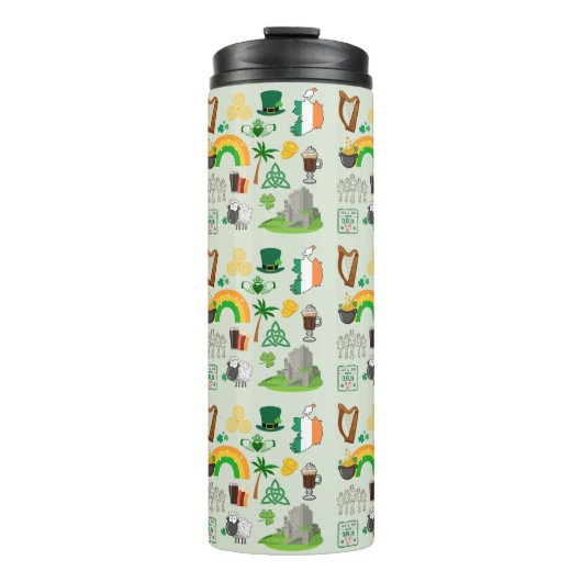 Ierland Symbolen Thermosbeker (Voorkant)