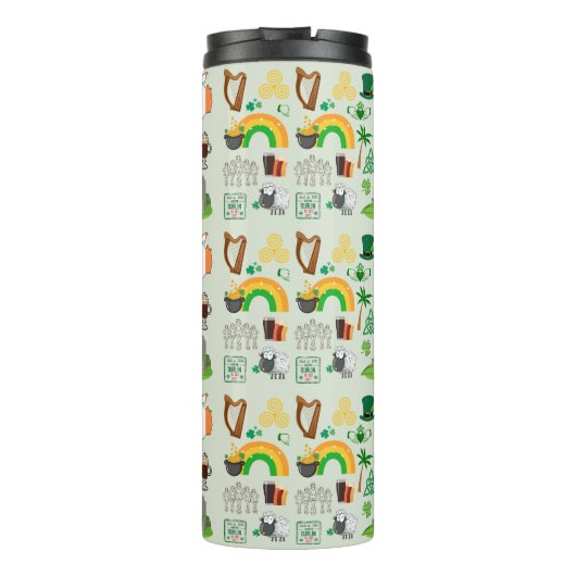 Ierland Symbolen Thermosbeker (Achterkant)