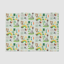 Ierland Symbolen Tissuepapier