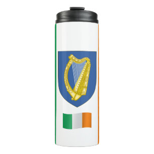 Ierland Travel Mug, patriottische Ierse vlag Thermosbeker