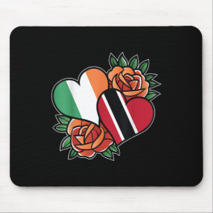 Ierland Trinidad en Tobago Vlag Hart Half Iers Muismat