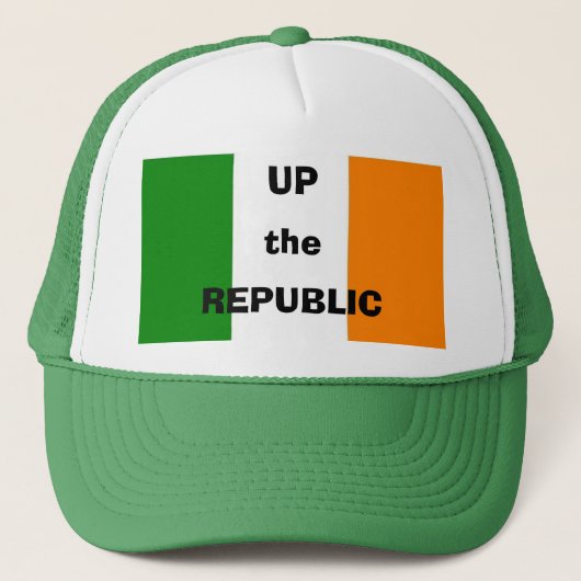 Ierland, UP, the REPUBLIEK Trucker Pet (Voorkant)
