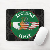Ierland USA Claddagh Mousemat Muismat (Met muis)