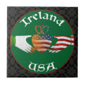 Ierland USA Claddagh Tile Tegeltje (Voorkant)