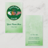 Ierland USA Irish Claddagh Custom Visitekaartjes (Voorkant / Achterkant)