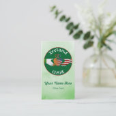 Ierland USA Irish Claddagh Custom Visitekaartjes (Staand voorkant)
