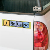 Ierland van Elements Bumpersticker (Op Truck)