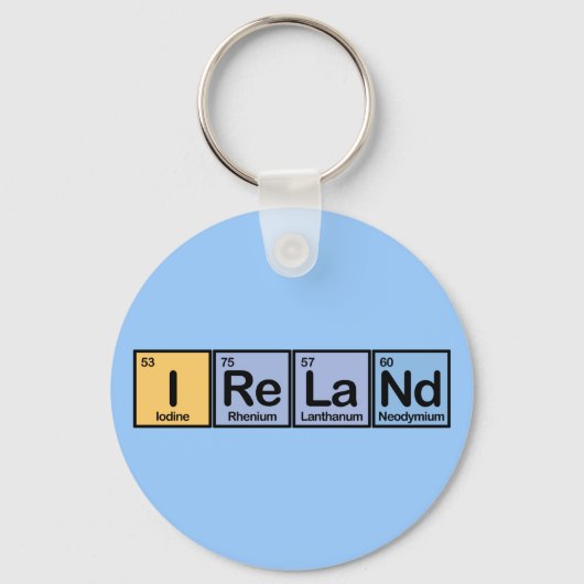 Ierland van Elements Sleutelhanger (Voorkant)