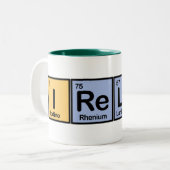 Ierland van Elements Tweekleurige Koffiemok (Voorkant links)