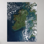 Ierland vanaf het ISS Poster (Voorkant)