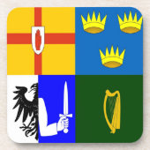 Ierland Vier provincies Onderzetter (Voorkant)