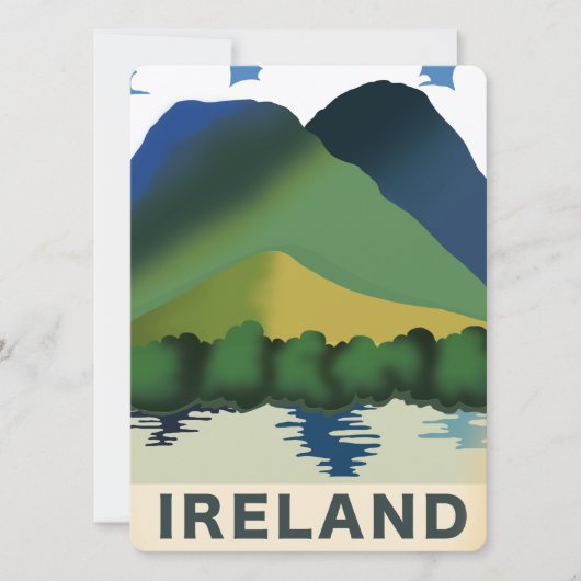 Ierland vintage-poster (Voorkant)