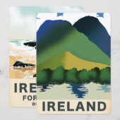 Ierland vintage-poster (Voorkant / Achterkant)