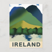 Ierland vintage-poster briefkaart (Voorkant)