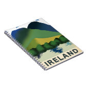 Ierland vintage-poster notitieboek (Rechterzijde)